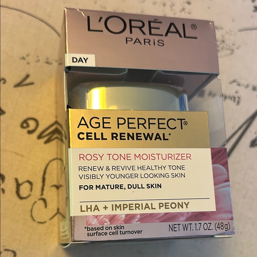 L'Oréal Paris Age Perfect Cell Renewal Rosy Tone Moisturizer Skin Care Cream